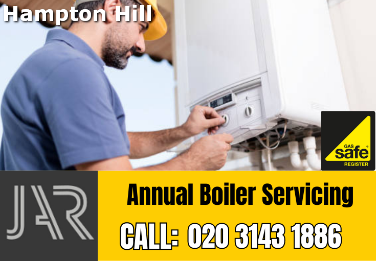 annual boiler servicing Hampton Hill